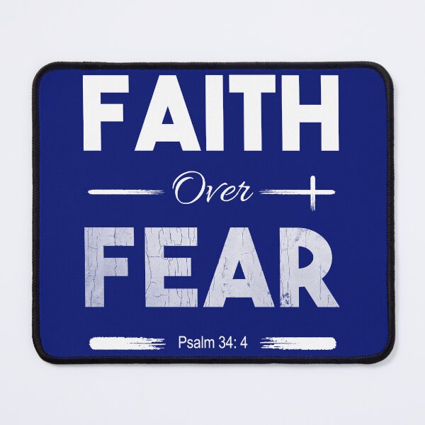 Item preview, Faith Over Fear | White Lettering designed and sold by Pemberley-Tees.