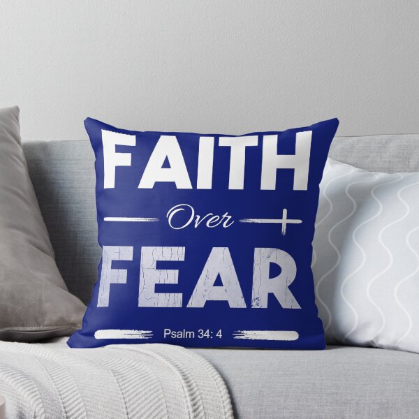 Item preview, Faith Over Fear | White Lettering designed and sold by Pemberley-Tees.