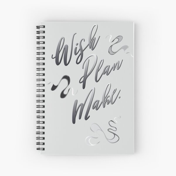 Lucky Squiggles – in elegant mood Spiral Notebook