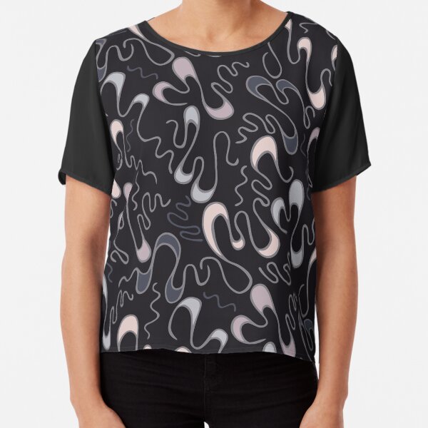 Lucky Squiggles – in elegant mood Chiffon Top