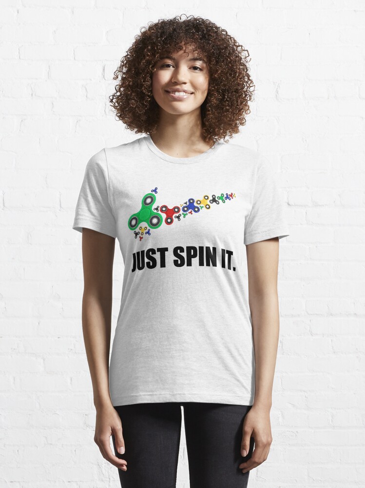 Alternate view of JUST SPIN IT. Essential T-Shirt