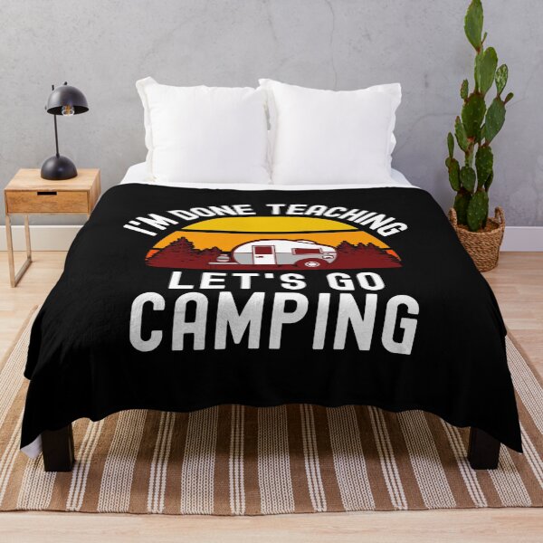 Item preview, I'm Done Teaching Let's Go Camping - Teacher Retirement, Professor Camping, Educator Camping, Retired Teacher, Professor Emeritus, Teacher Camping designed and sold by jadedscientist.