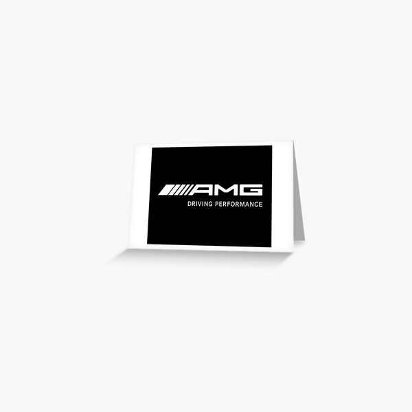 amg logo best | Greeting Card