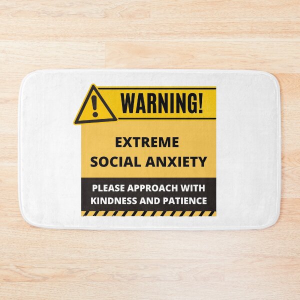 Item preview, Human Warning Label Extreme Social Anxiety designed and sold by mschubbybunny.