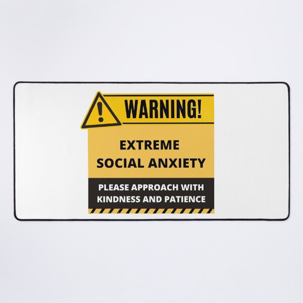 Item preview, Human Warning Label Extreme Social Anxiety designed and sold by mschubbybunny.