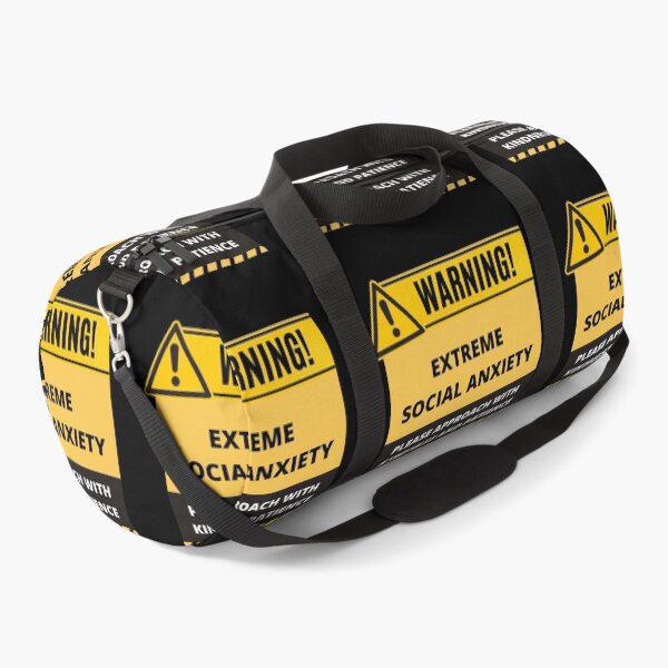 Item preview, Human Warning Label Extreme Social Anxiety designed and sold by mschubbybunny.