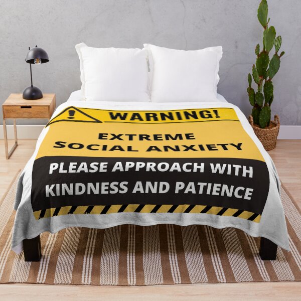 Item preview, Human Warning Label Extreme Social Anxiety designed and sold by mschubbybunny.
