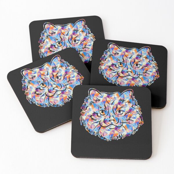 Item preview, Cool And Awesome Burmese Cat Geometric designed and sold by UnknownArtistt.