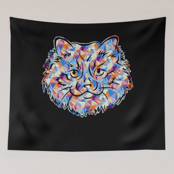 Item preview, Cool And Awesome Burmese Cat Geometric designed and sold by UnknownArtistt.