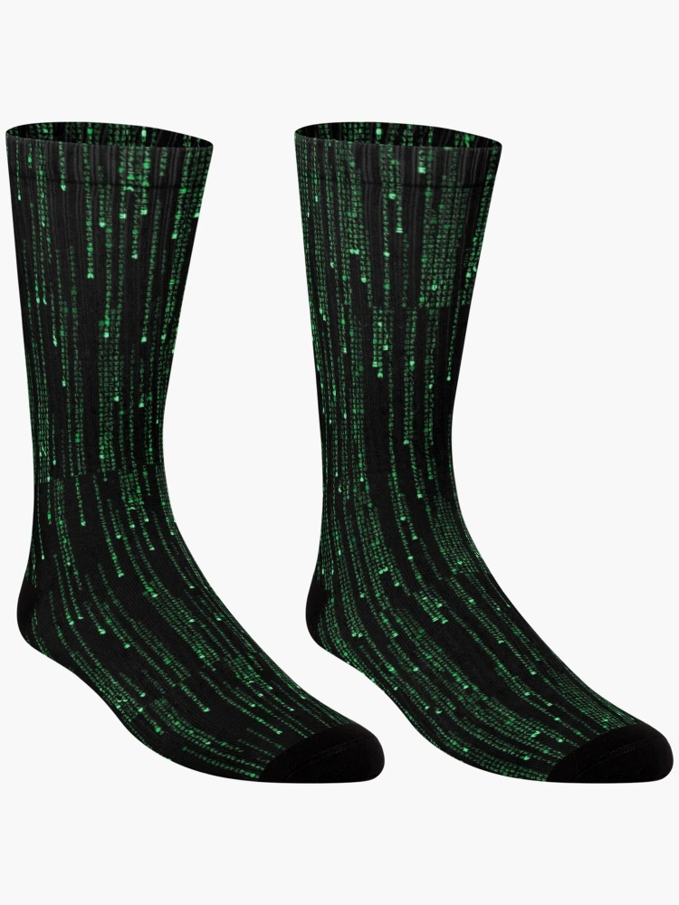 Thumbnail 3 of 5, Socks, Matrix Code designed and sold by bradmcker.