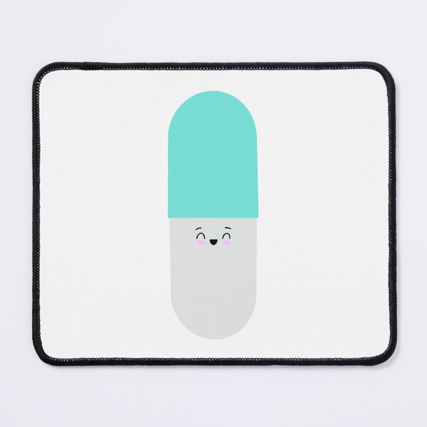 Item preview, Happy Pill - Blue designed and sold by hakunamatata72.