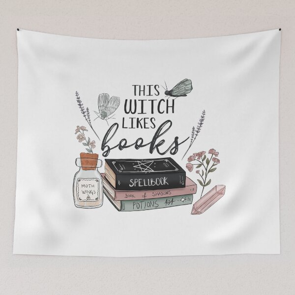 Item preview, This Witch Likes Books designed and sold by eviebookish.