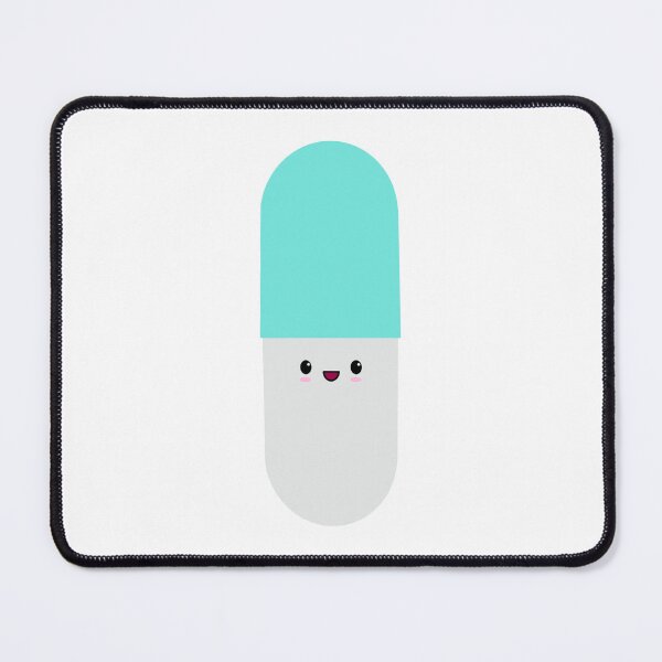 Item preview, Happy Pill - Blue designed and sold by hakunamatata72.