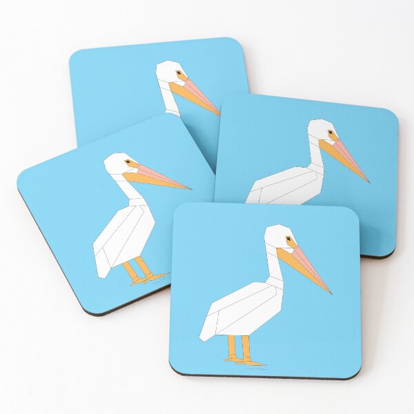 Item preview, Geometric Pelican without background designed and sold by Caseymakesart.