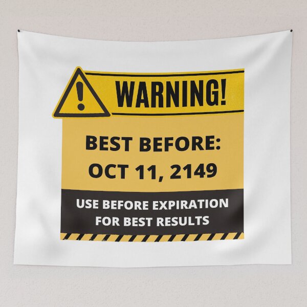 Item preview, Human Warning Label Best Before Dating Joke designed and sold by mschubbybunny.