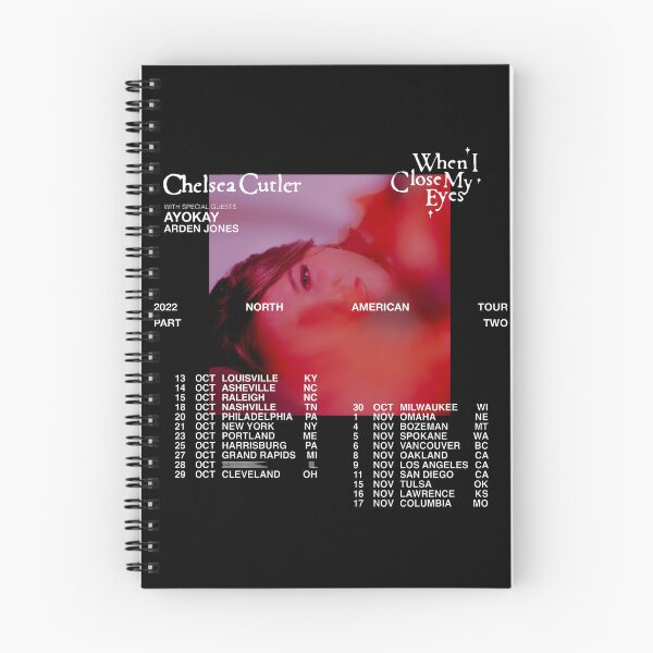 Item preview, When I Close My Eyes Chelsea Cutler 2022 Tour part two designed and sold by yeualdnwulad.