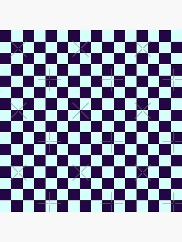 Checker Pattern Squares Black Diamond Shape Light Dark Blue Square  Repeating Patterns Decorative Mosaic Checkered Art Board Print for Sale by  Stephen Scharf