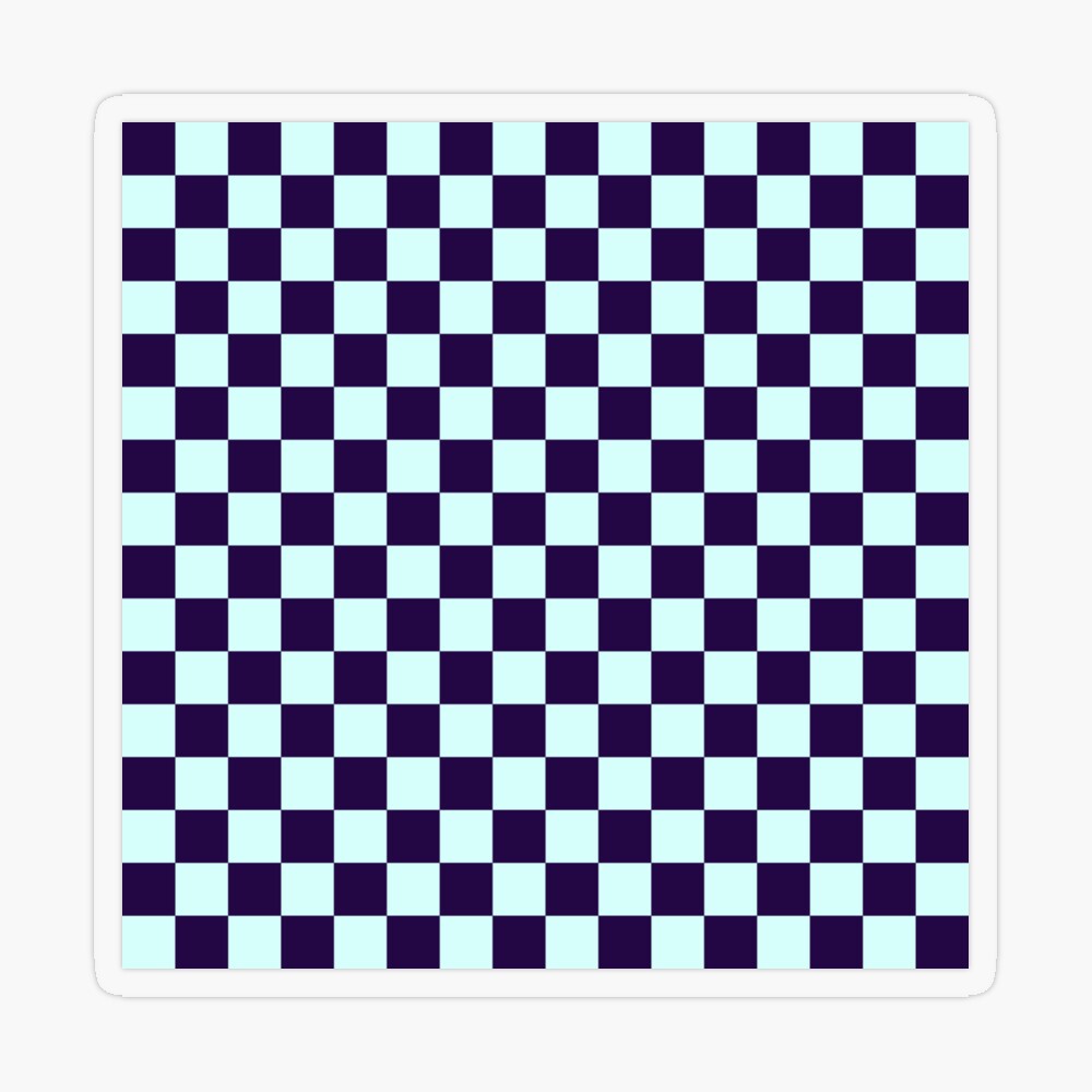 Checker Pattern Squares Black Diamond Shape Light Dark Blue Square  Repeating Patterns Decorative Mosaic Checkered Art Board Print for Sale by  Stephen Scharf