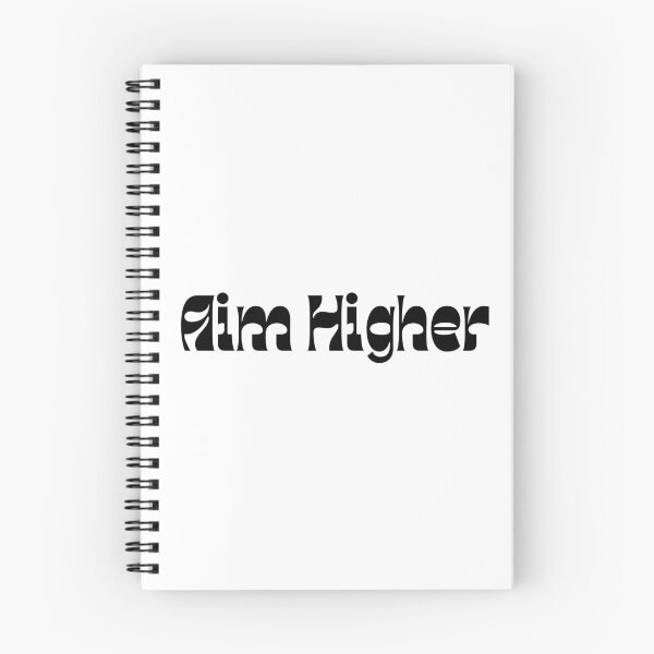 Item preview, Aim Higher. Retro Typography Motivational and Inspirational Quote designed and sold by That Cheeky Tee.
