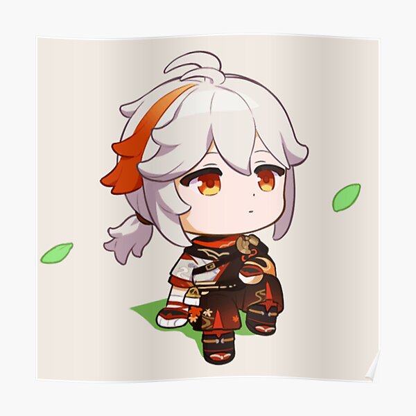 "Chibi Kazuha Genshin Impact" Poster for Sale by persephonexx Redbubble