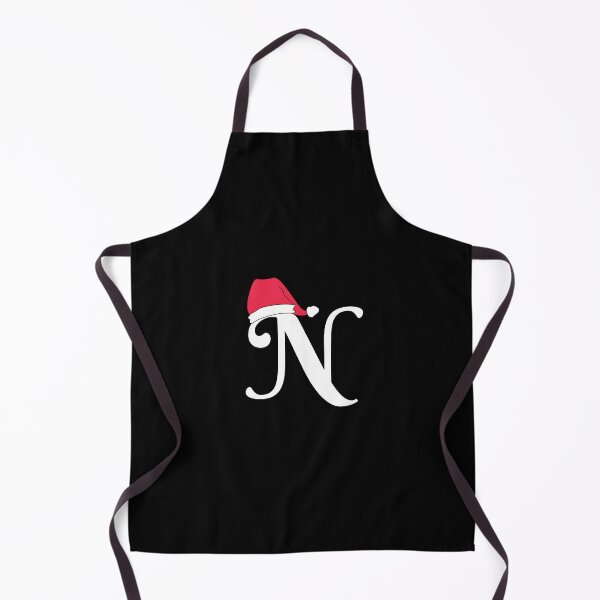 Item preview, Letter N Red Christmas Santa Hat designed and sold by moderncrazeshop.