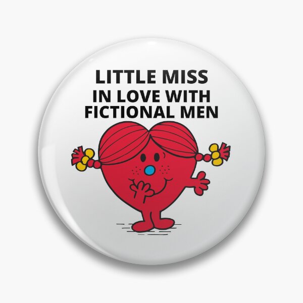 Item preview, little miss in love with fictional men designed and sold by Sarah Swiftie.