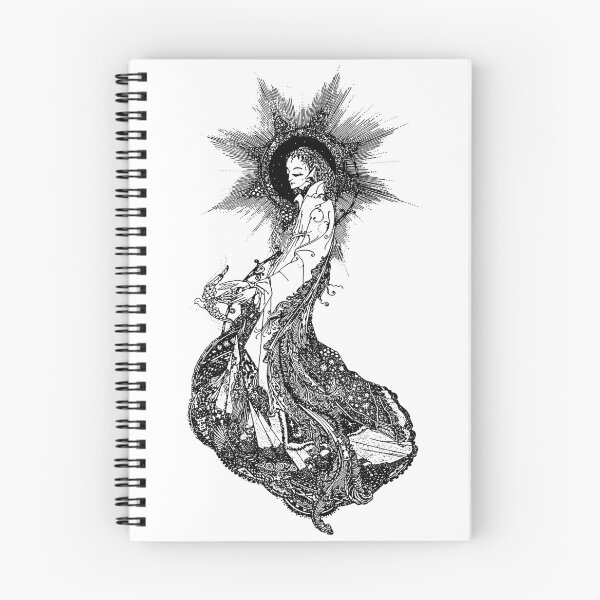 Item preview, Harry Clarke - Intricately Dressed Prince Holds Bird with Sunburst designed and sold by dustofwings.