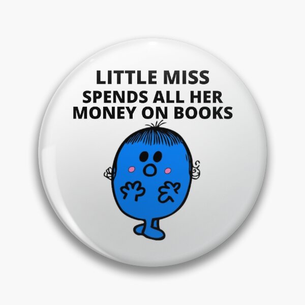 Item preview, little miss spends all her money on books designed and sold by Sarah Swiftie.
