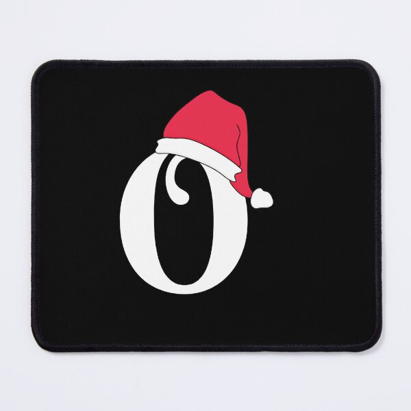 Item preview, Letter O Red Christmas Santa Hat designed and sold by moderncrazeshop.