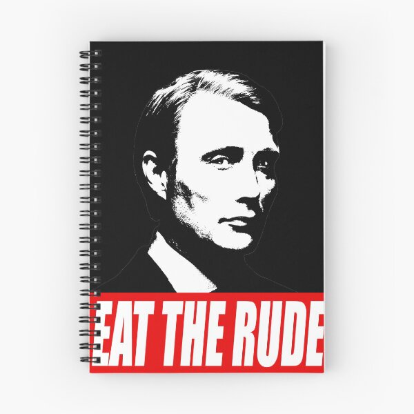Item preview, EAT THE RUDE - Hannibal [Dark Background] designed and sold by tirmedesign.