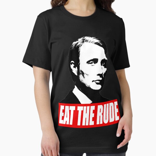 Item preview, EAT THE RUDE - Hannibal [Dark Background] designed and sold by tirmedesign.