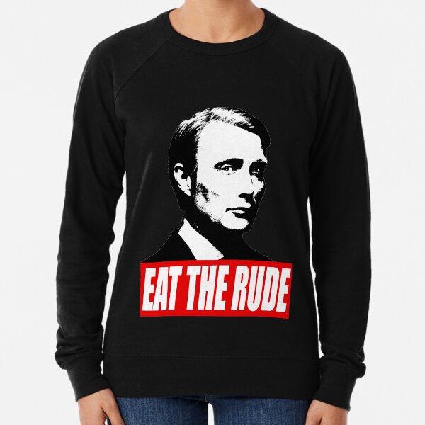 Item preview, EAT THE RUDE - Hannibal [Dark Background] designed and sold by tirmedesign.