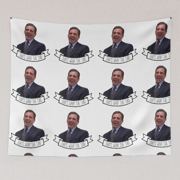 Item preview, the office us- michael scott that's what she said designed and sold by maddie p.