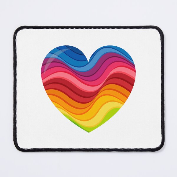 Item preview, Pride Rainbow Wave Heart designed and sold by Eraiszaretuiok.