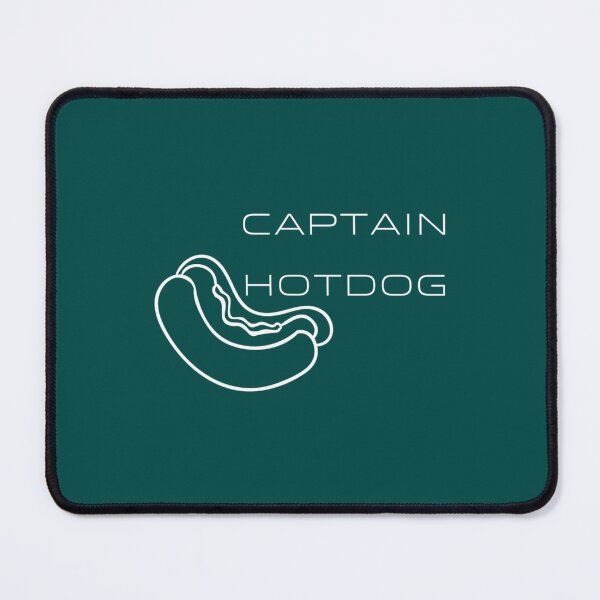 Item preview, Captain Hotdog Typography White Design designed and sold by MichaelPowers4.