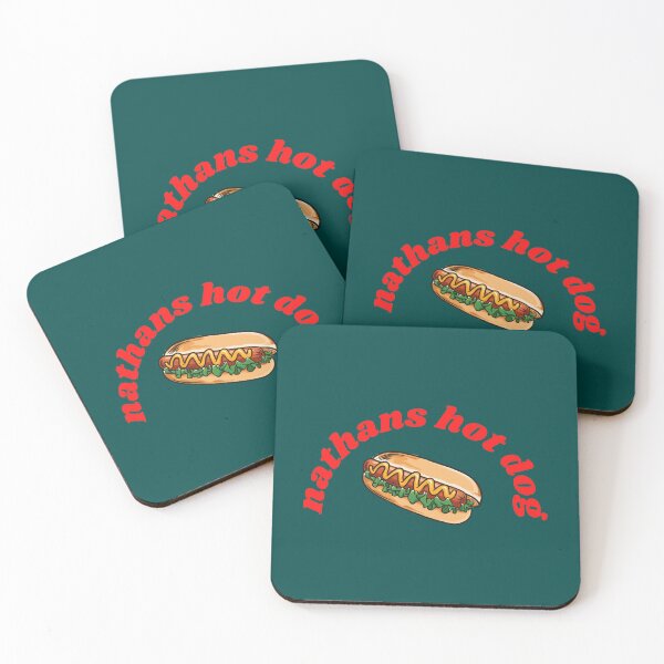 Item preview, delicious Nathan_s hot dogs red design  designed and sold by MichaelPowers4.