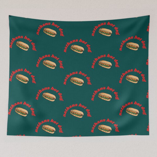 Item preview, delicious Nathan_s hot dogs red design  designed and sold by MichaelPowers4.