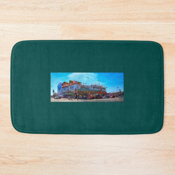 Item preview, Nathan_s Famous Frankfurters, Original Headquarters, Coney Island, Brooklyn, USA Postcard designed and sold by MichaelPowers4.