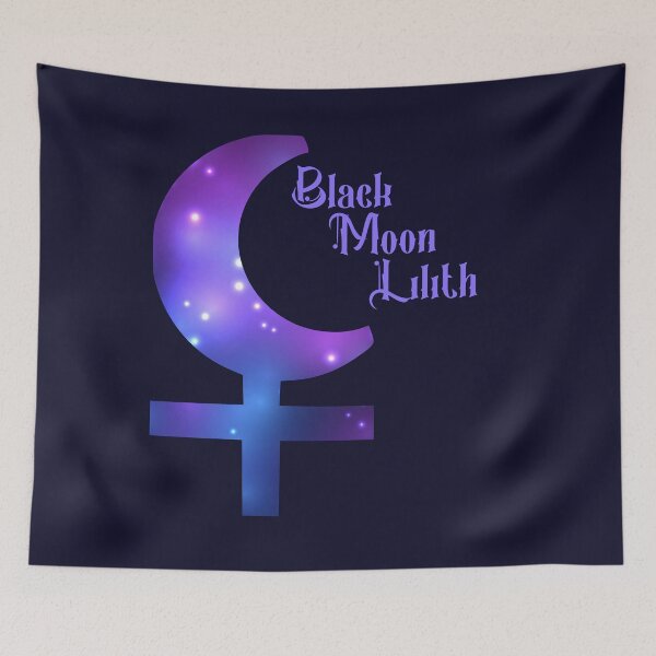 Item preview, Black Moon Lilith Glyph | Smash the Patriarchy | Astrology Divine Feminine designed and sold by AstralRadiance.
