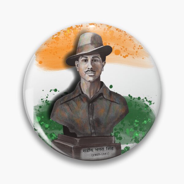 Item preview, Shaheed Bhagat singh - Indian freedom fighter designed and sold by Kundan Mandloi.