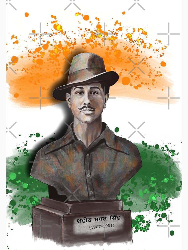 "Shaheed Bhagat singh Indian freedom fighter" Poster for Sale by
