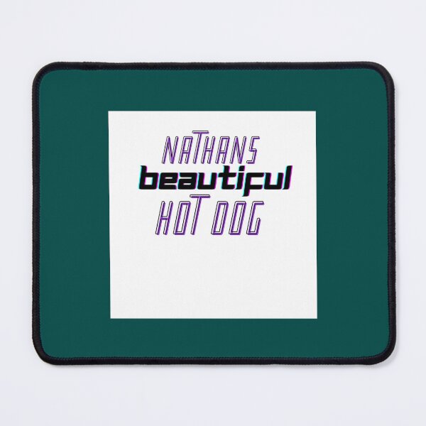 Item preview, Nathans hot dog  Poster designed and sold by MichaelPowers4.