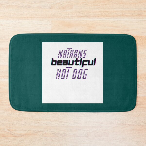Item preview, Nathans hot dog  Poster designed and sold by MichaelPowers4.