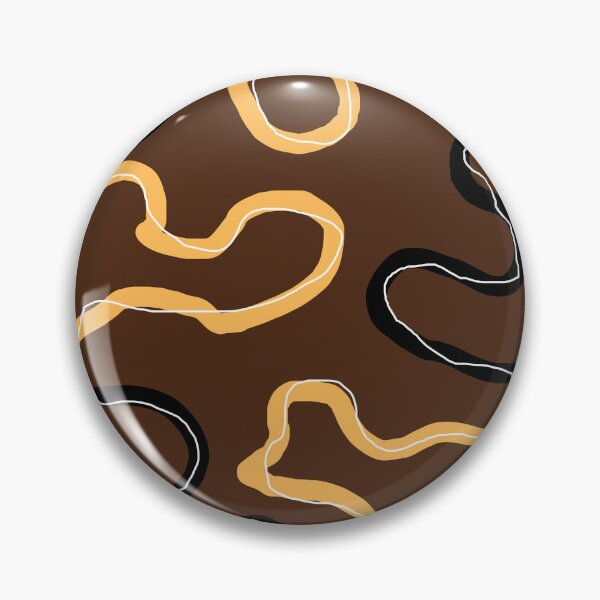 Item preview, Abstract Swirl Drawing Brown designed and sold by noiramcreates.