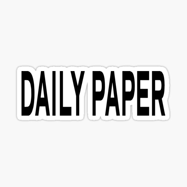 "daily paper" Sticker for Sale by Redbubble