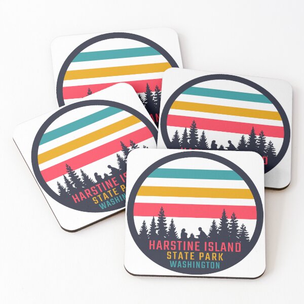 Item preview, Harstine Island State Park Logo designed and sold by VanyaKar.
