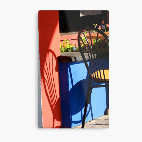 Cafe Sitdown Metal Print