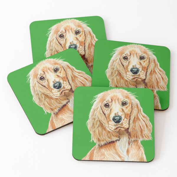 Item preview, A golden cocker spaniel portrait designed and sold by daveand65.