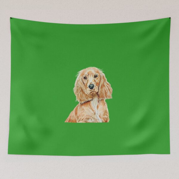 Item preview, A golden cocker spaniel portrait designed and sold by daveand65.