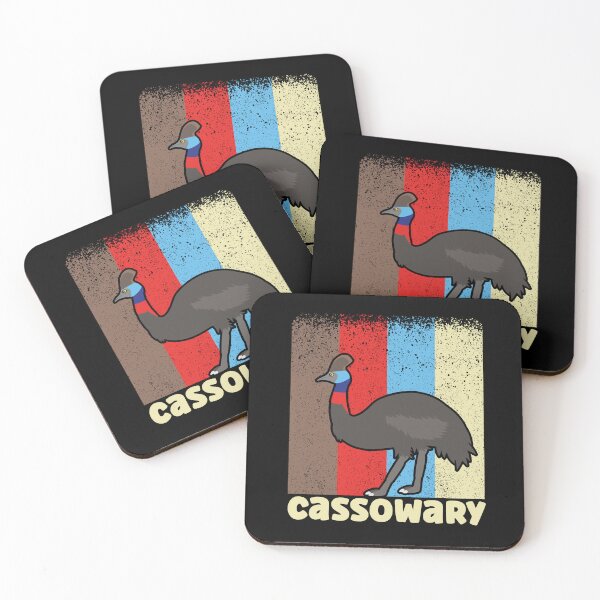 Item preview, Retro Vintage Cassowary designed and sold by eternallygifted.